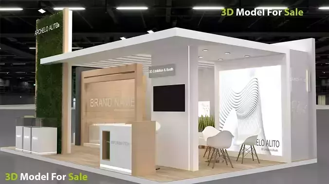 3D Exhibition Booth Model