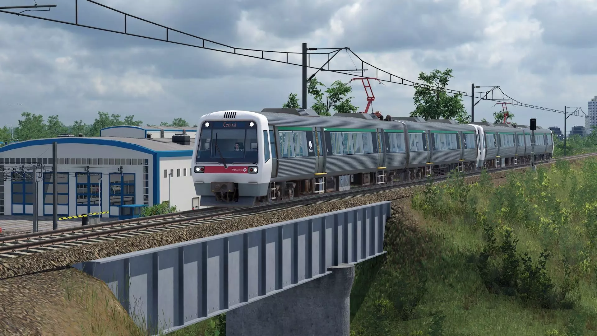 Transperth A Series Electric Passenger Train Low-poly 3D model_3