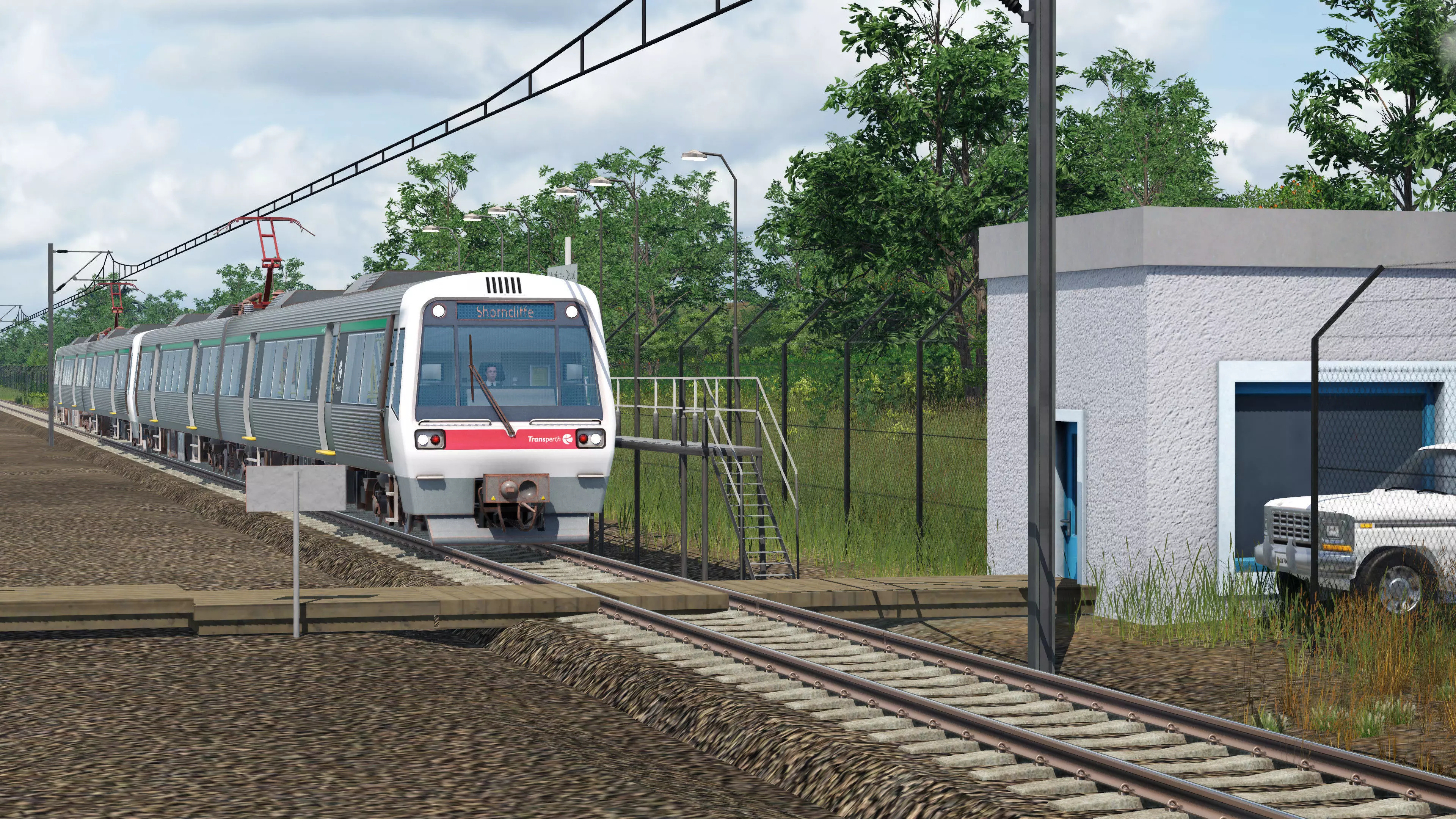 Transperth A Series Electric Passenger Train Low-poly 3D model_6