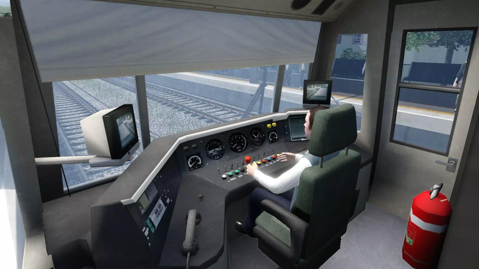 Transperth A Series Electric Passenger Train Low-poly 3D model_10