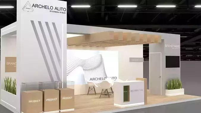 Exhibition Display Stand 3D