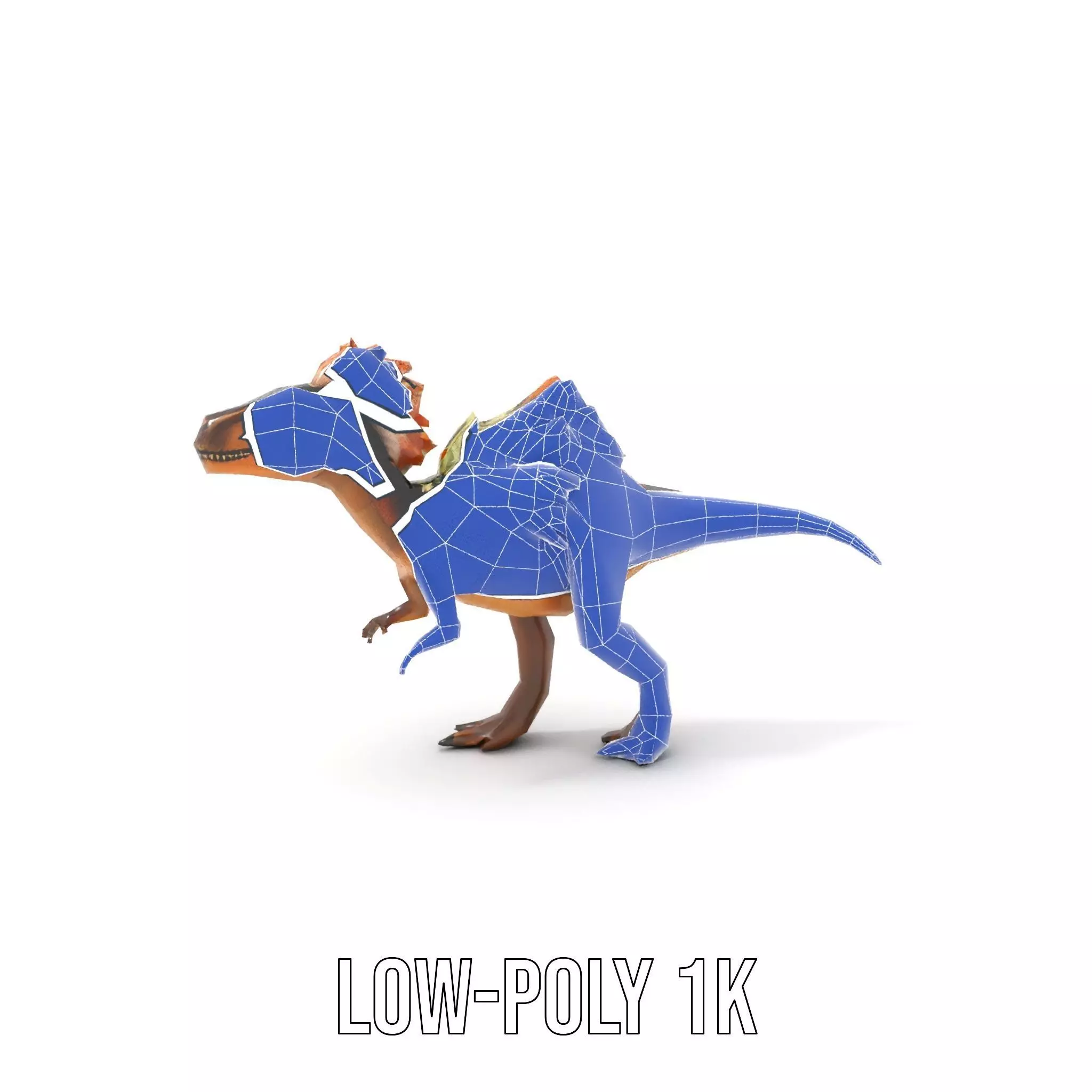 Feathered Dinosaur model pack Low-poly 3D model_27