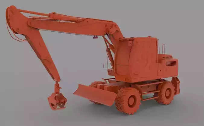 Liebherr A900C 3D print model