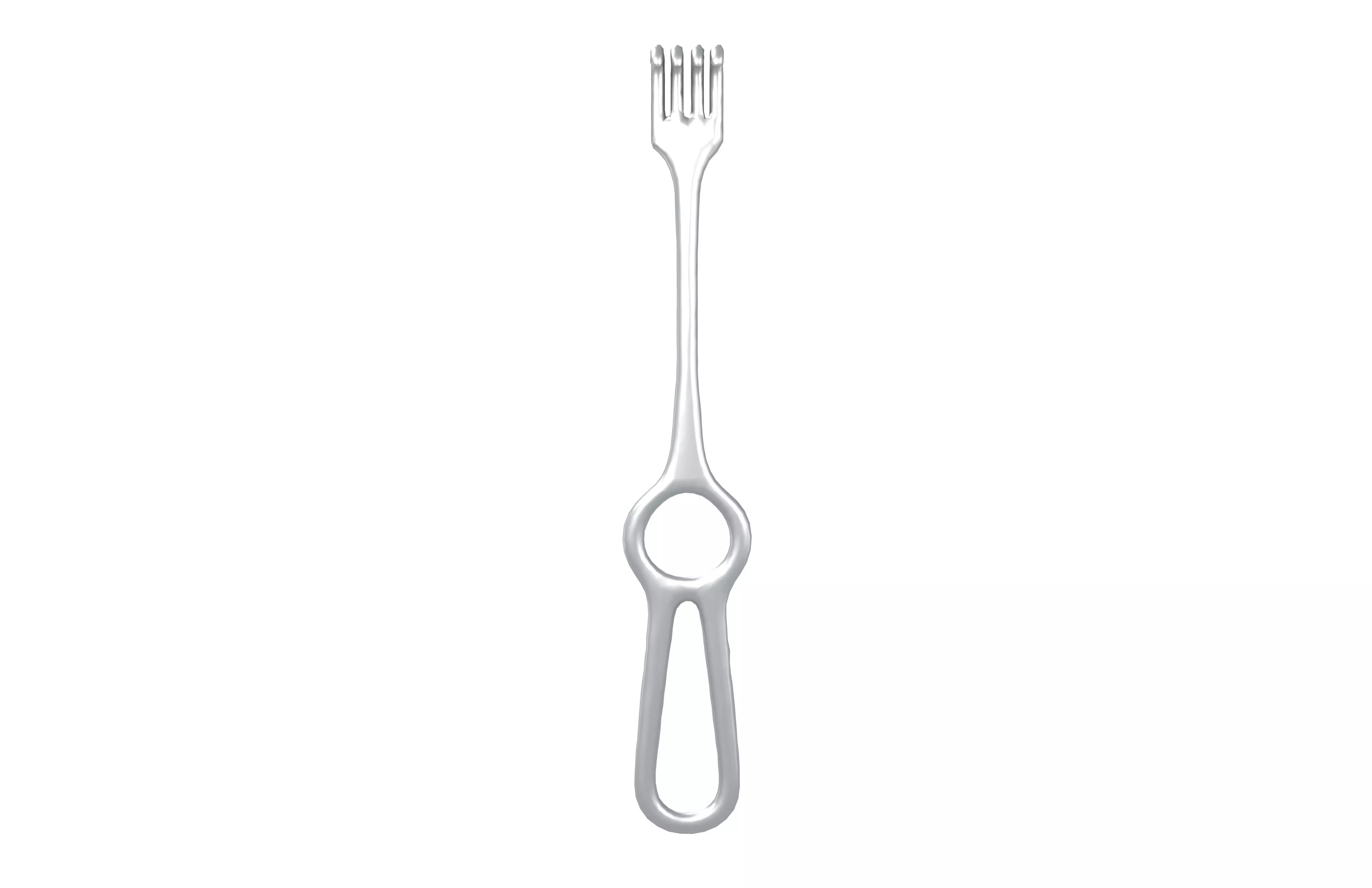 Retractor Surgical Instrument v1 003 Low-poly 3D model_2