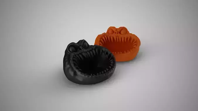 Monster Halloween Candy Dish