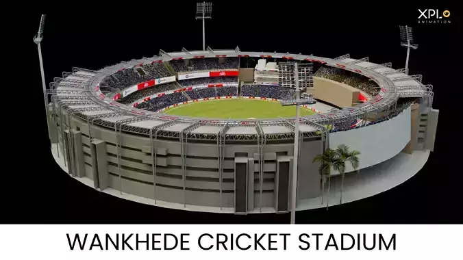 3D Wankhede Cricket Stadium
