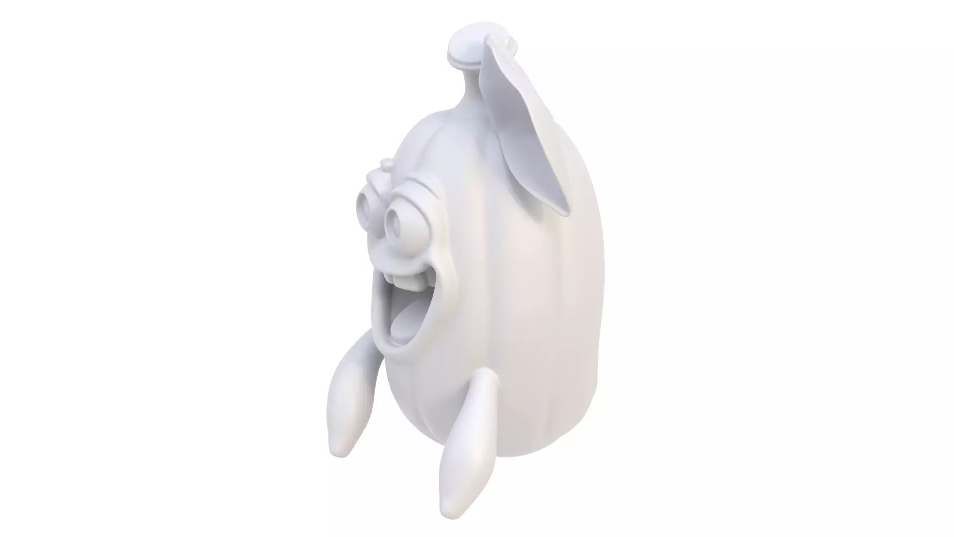 Banana baby 3D model_2