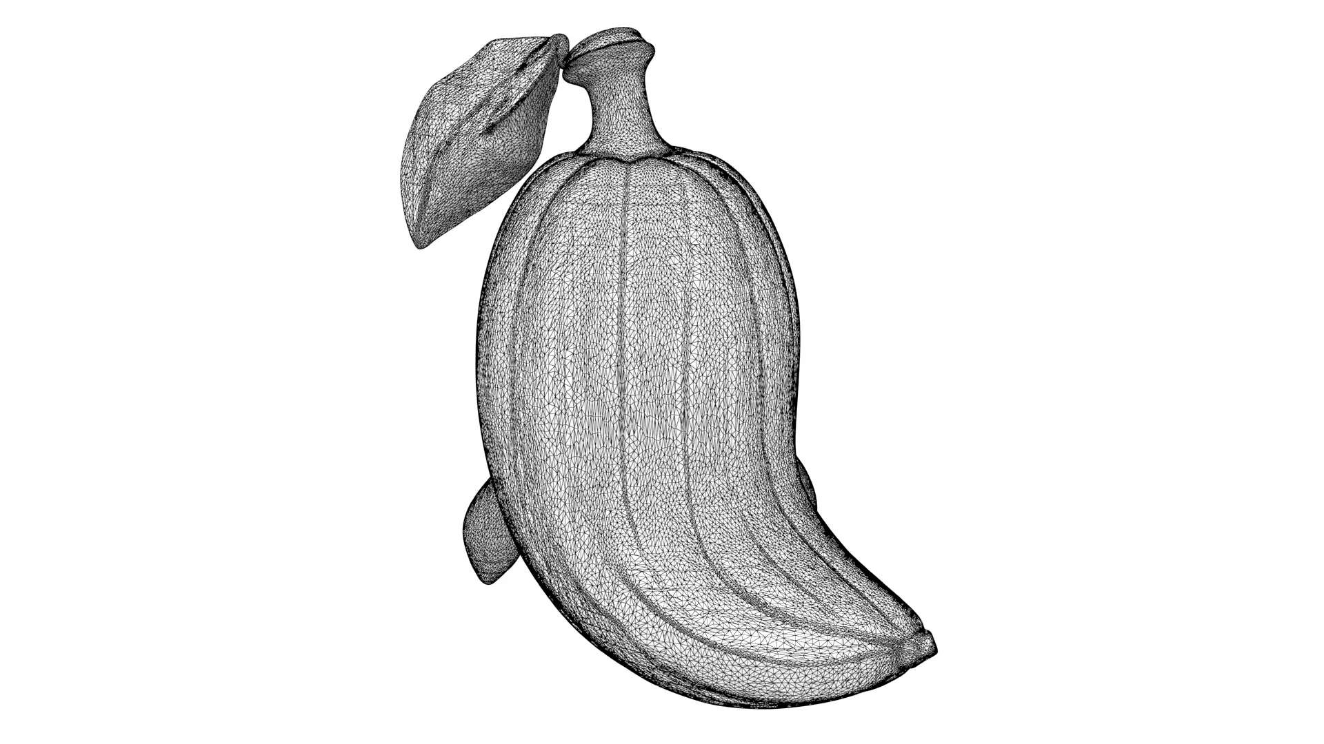 Banana baby 3D model_9