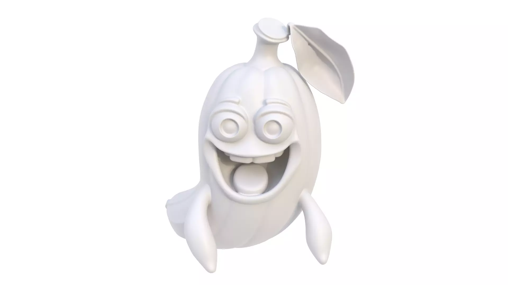 Banana baby 3D model_7