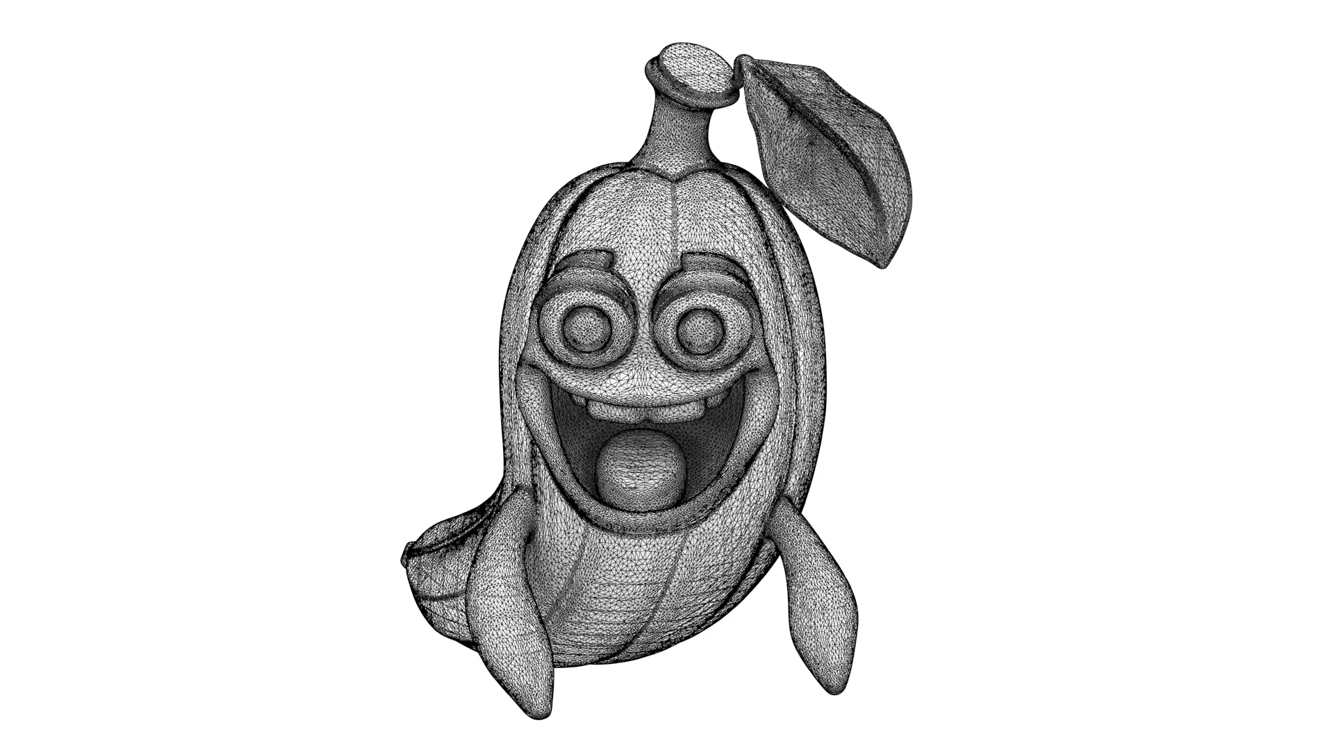 Banana baby 3D model_8