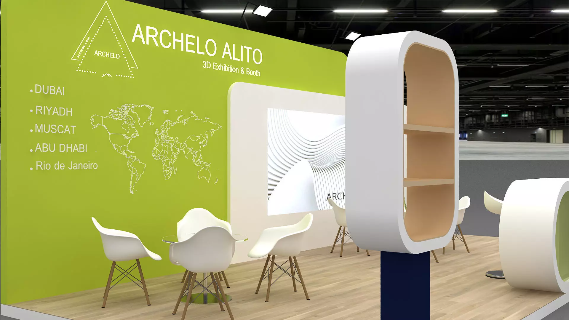 3D Exhibition Stall Design 3D model_5