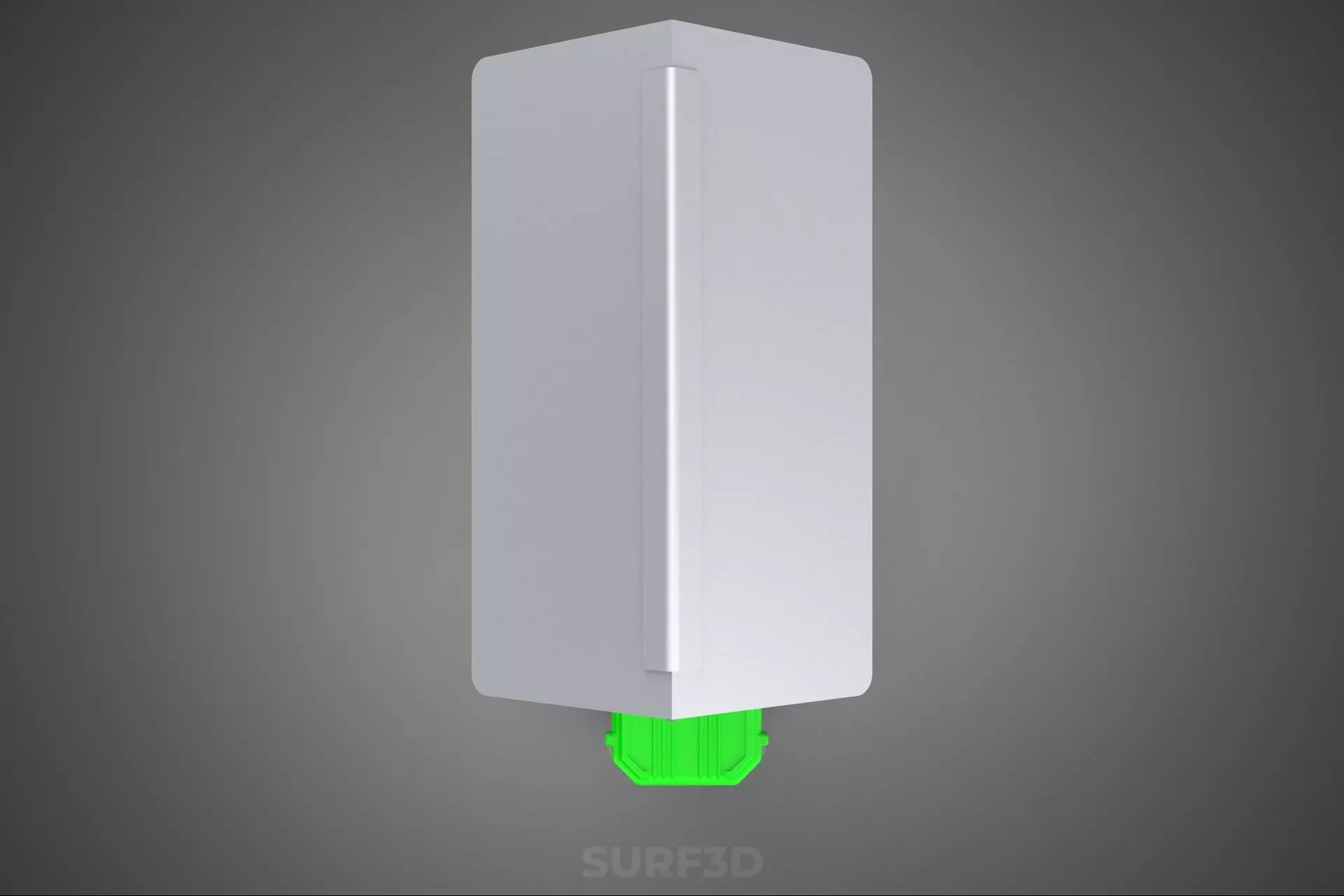 VERTICAL HYDROPONIC SOILLESS POT PLANT GROW WATER TANK RESERVOIR 3D model_31