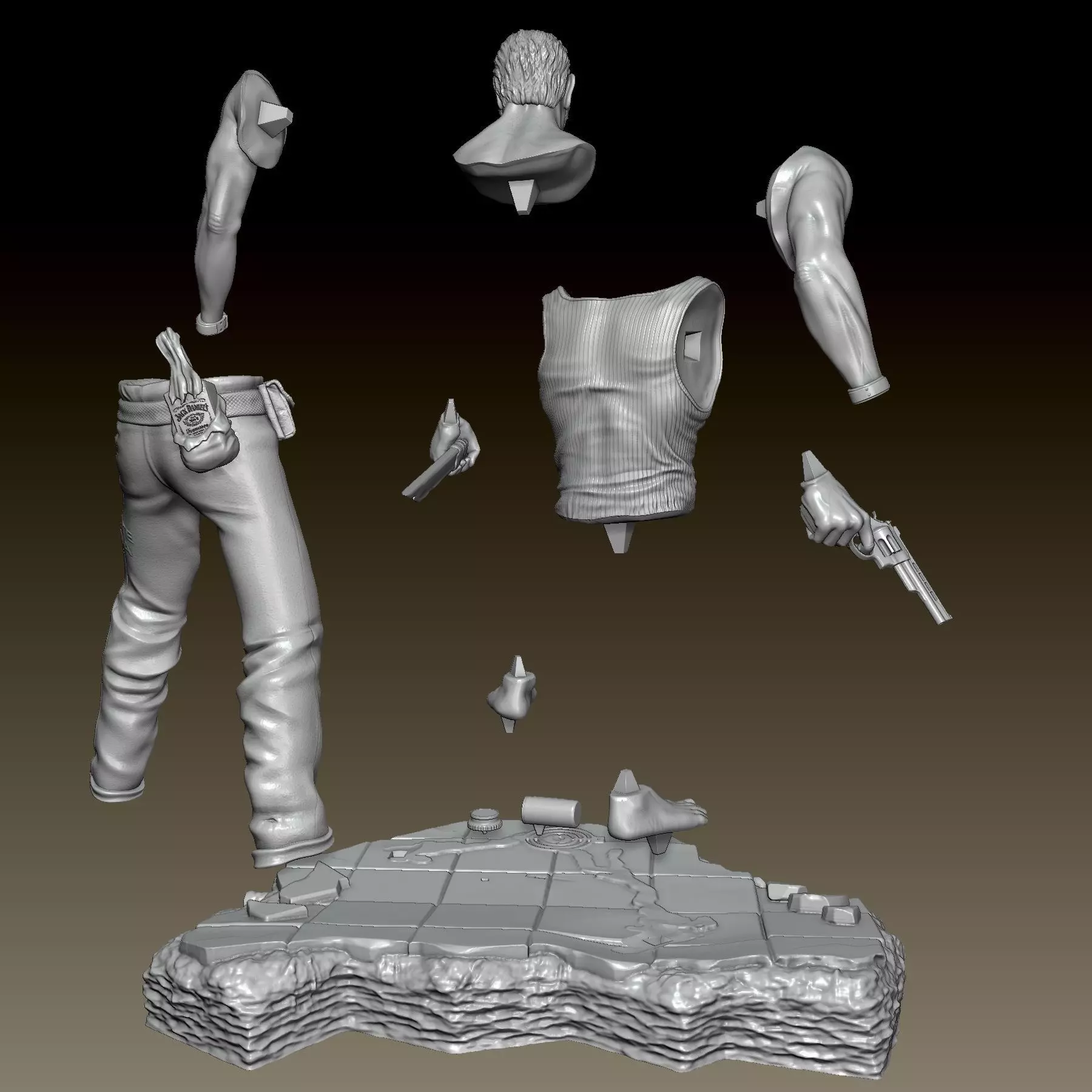 The Suffering 2004 Torque and The Creature 3D print model_5