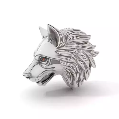 Silver Wolf Head model pack