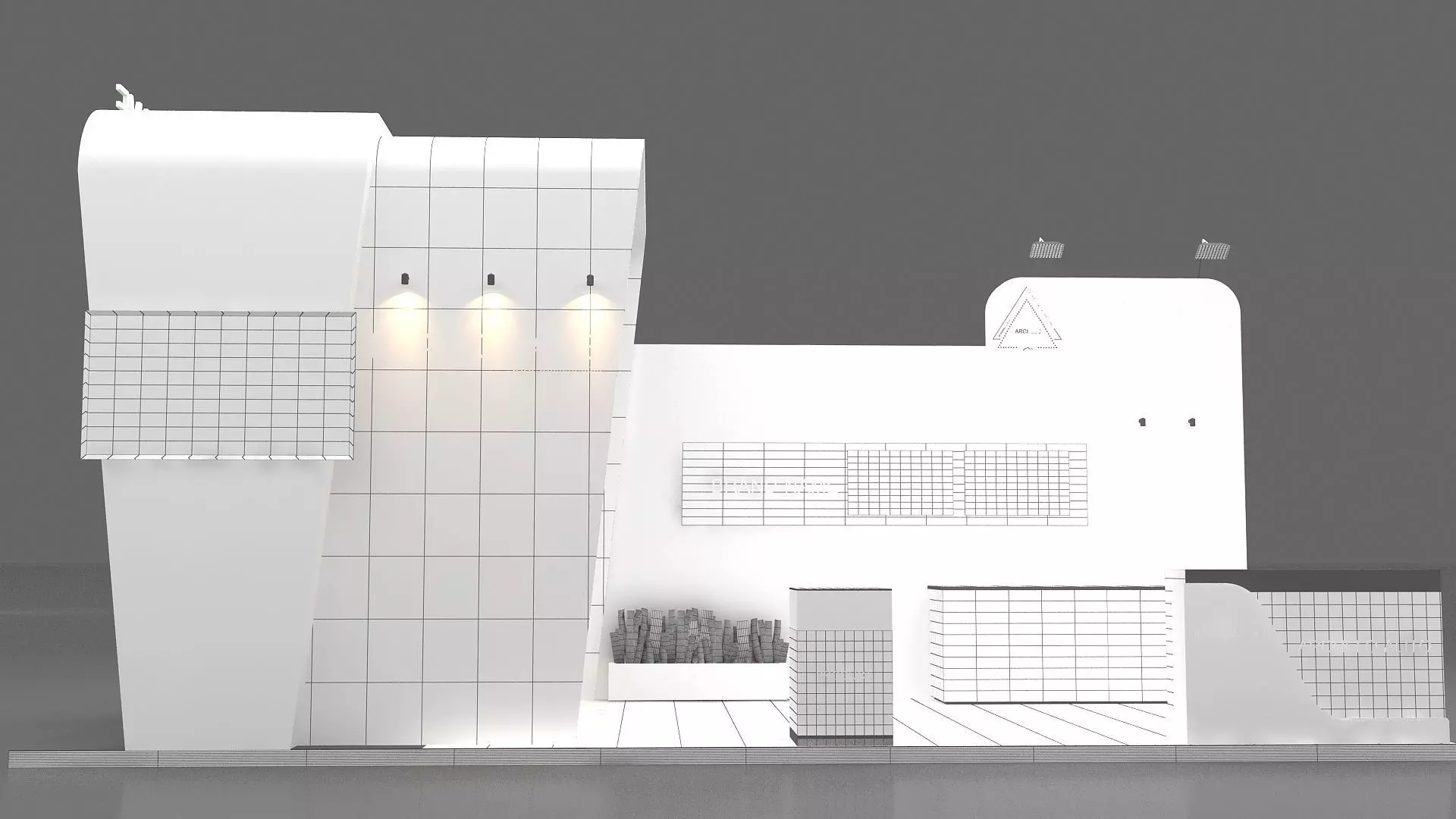 Trade Show Stand 3D 3D model_4