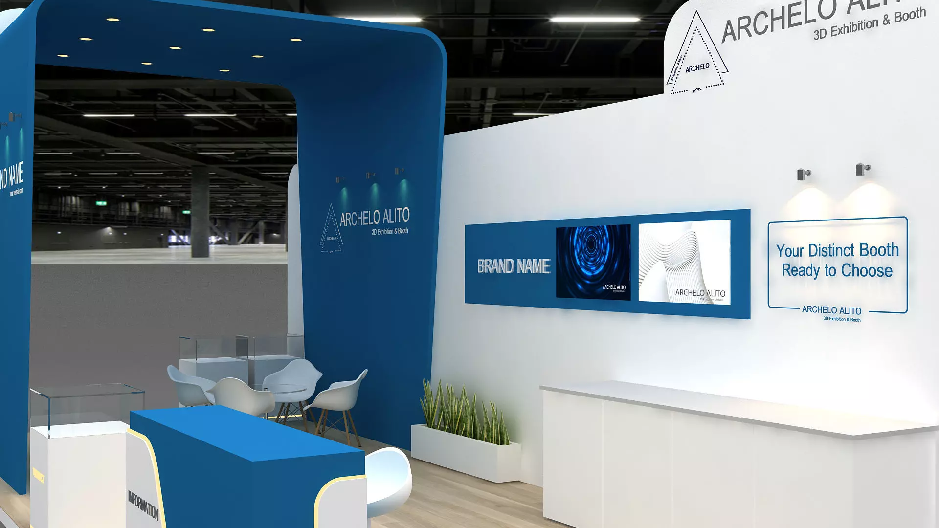 Trade Show Stand 3D 3D model_6