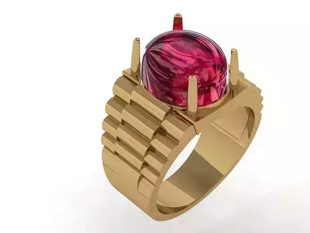 A Showcase of Luxury Men Rings Inspired by Watches 3D print model