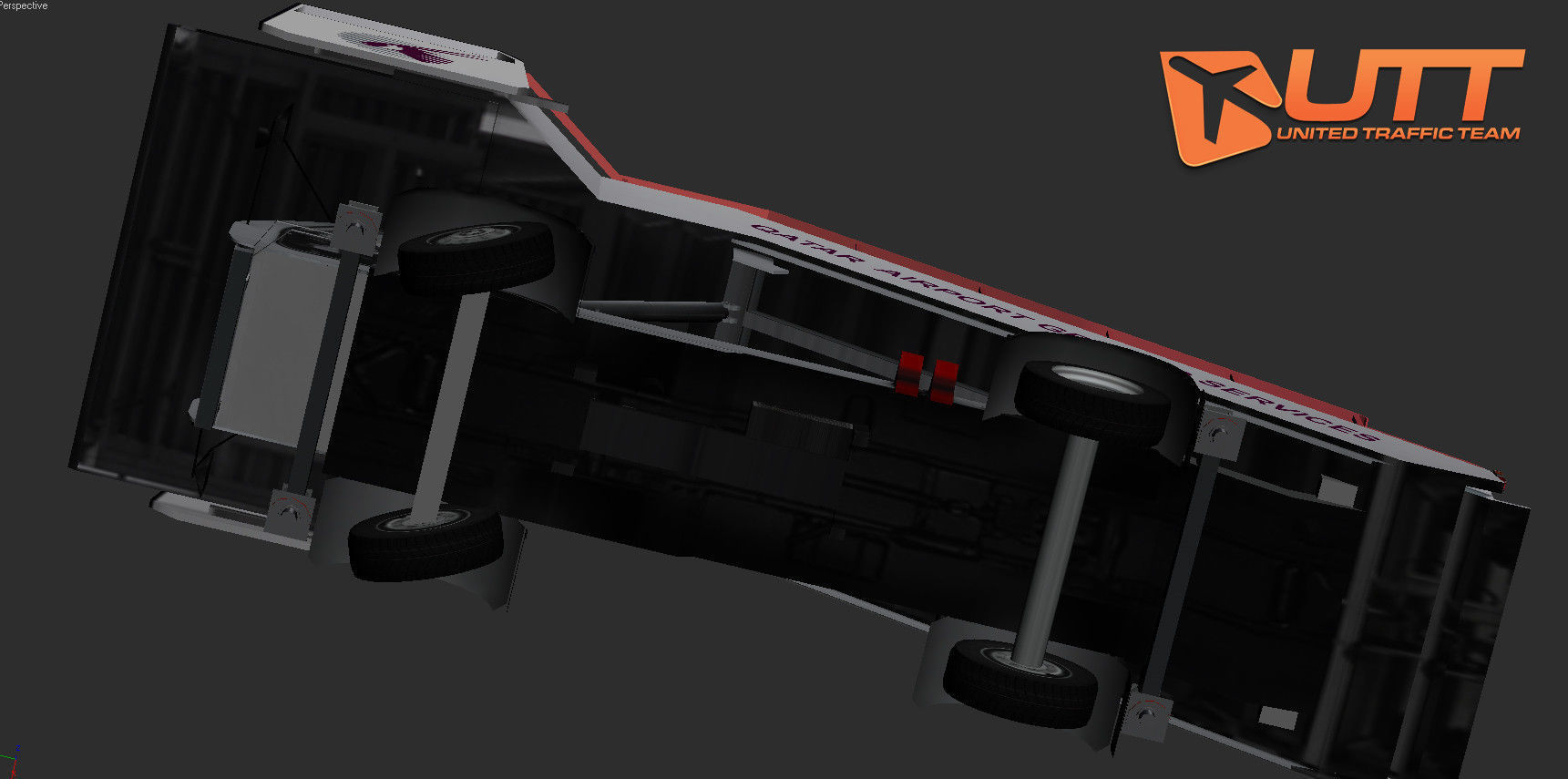 Auto stairs LAS-1 TTA-S Low-poly 3D model_5