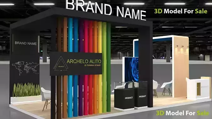3d stall model