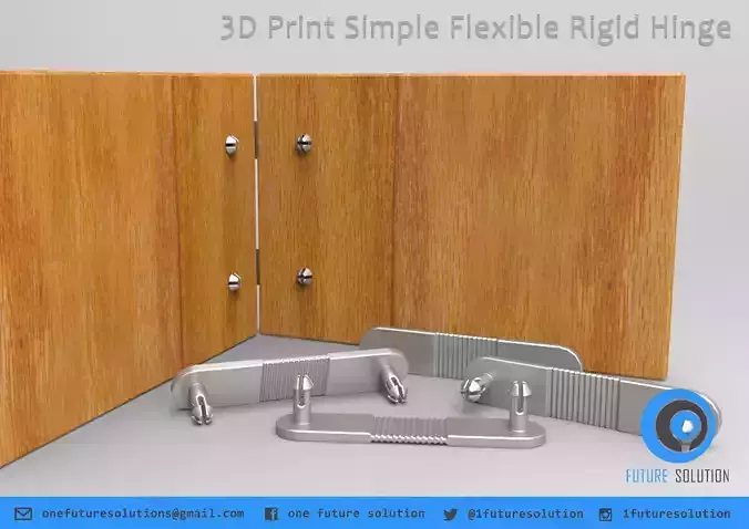 3D Print Simple Flexible Rigid Hinge