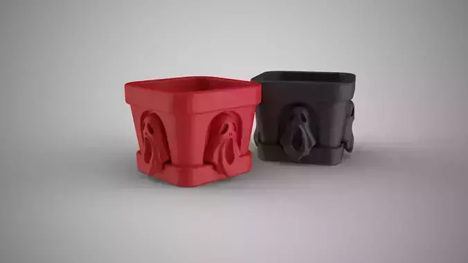 Ghost Hollowen Planter