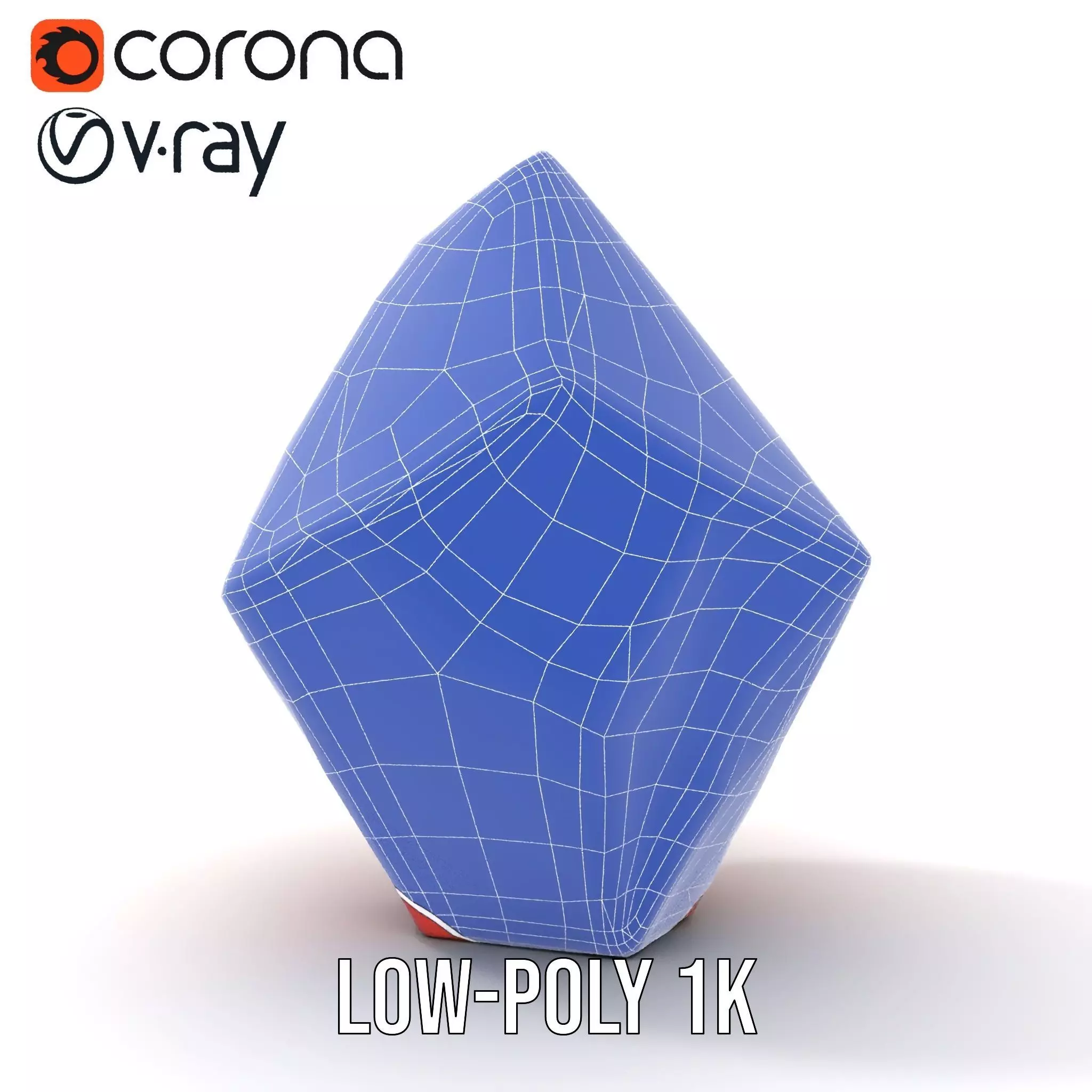 Sunlit Gemstone model pack Low-poly 3D model_19