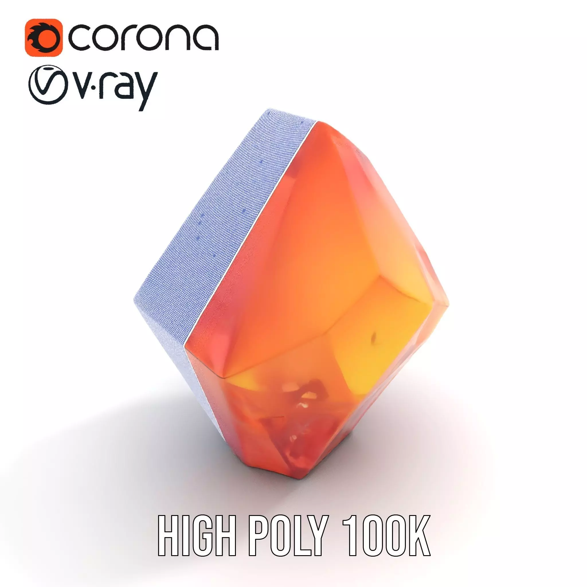 Sunlit Gemstone model pack Low-poly 3D model_28