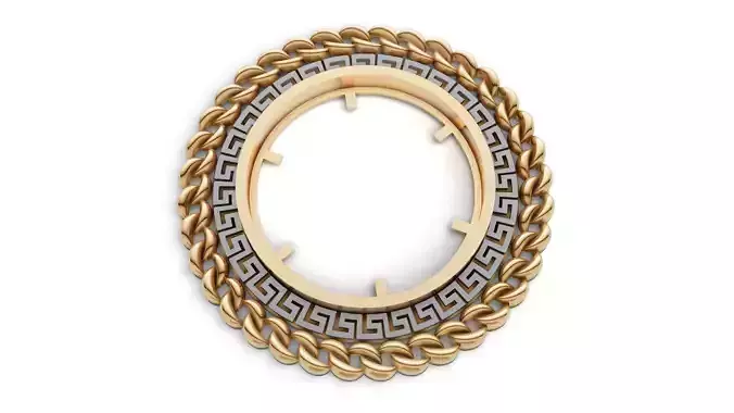 Round Medallion Base I Customizable Jewelry Design