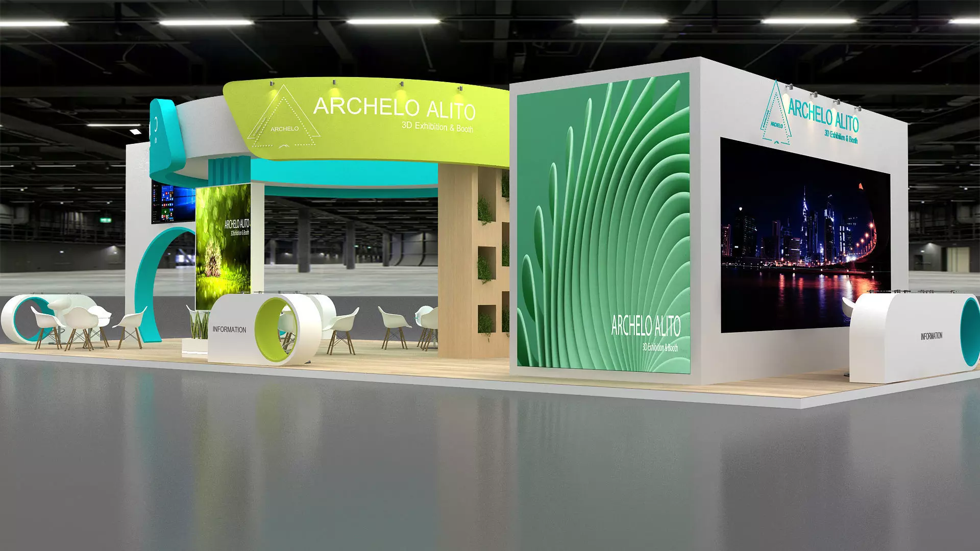 3d exhibition booth 3D model_4