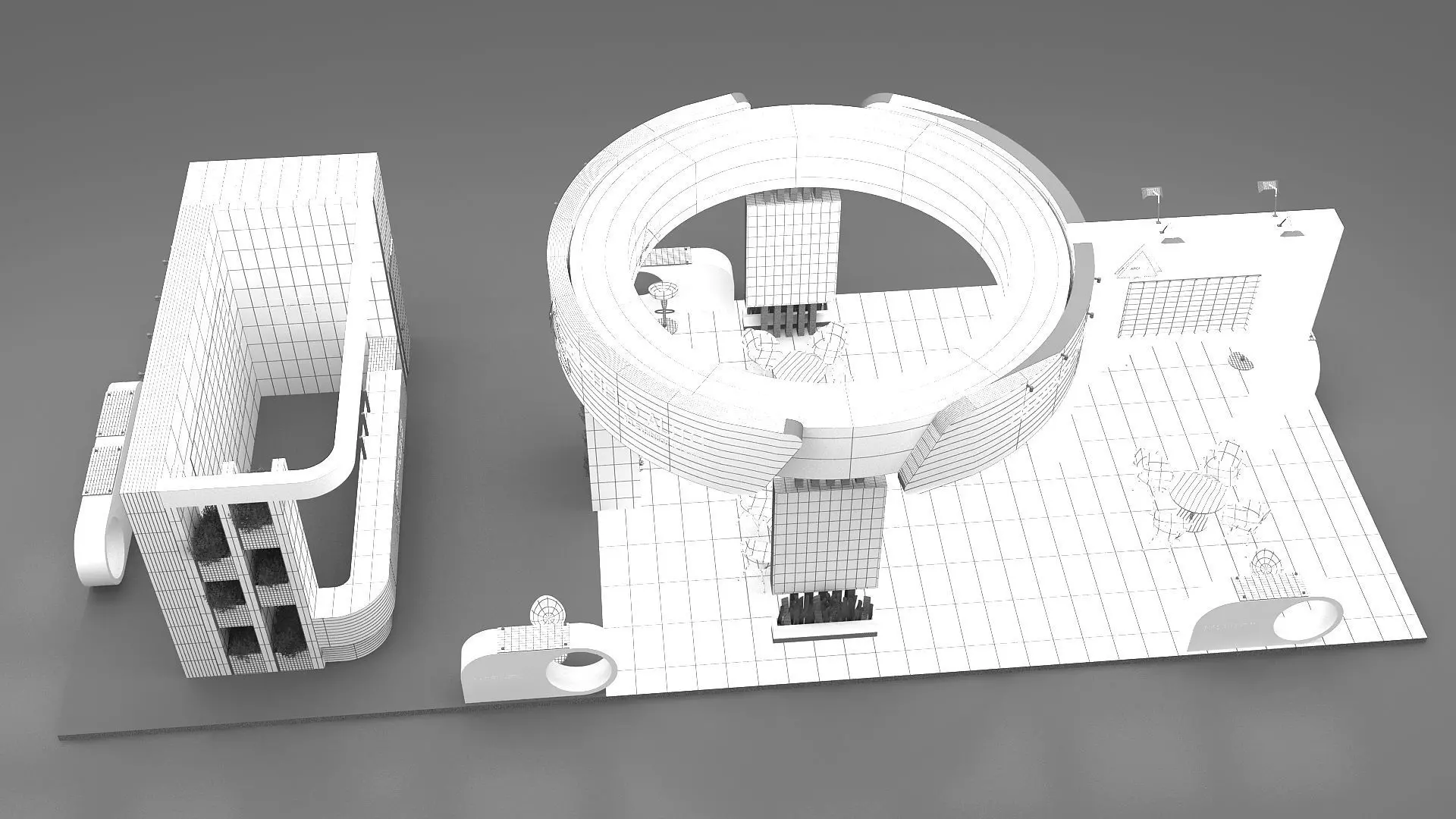 3d exhibition booth 3D model_13