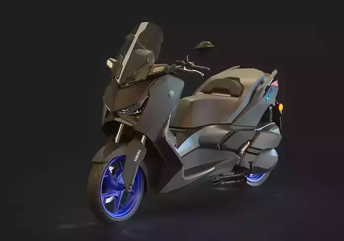 Base model Yamaha X Max 300 2024 3D model
