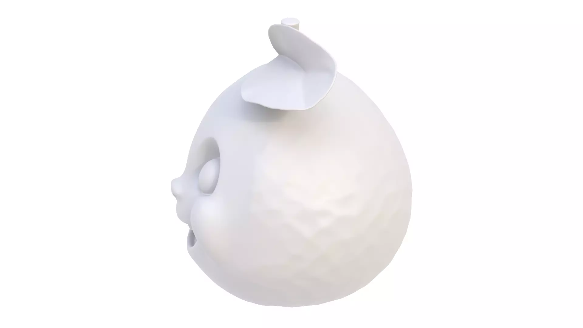 Smiling lemon 3D model_3