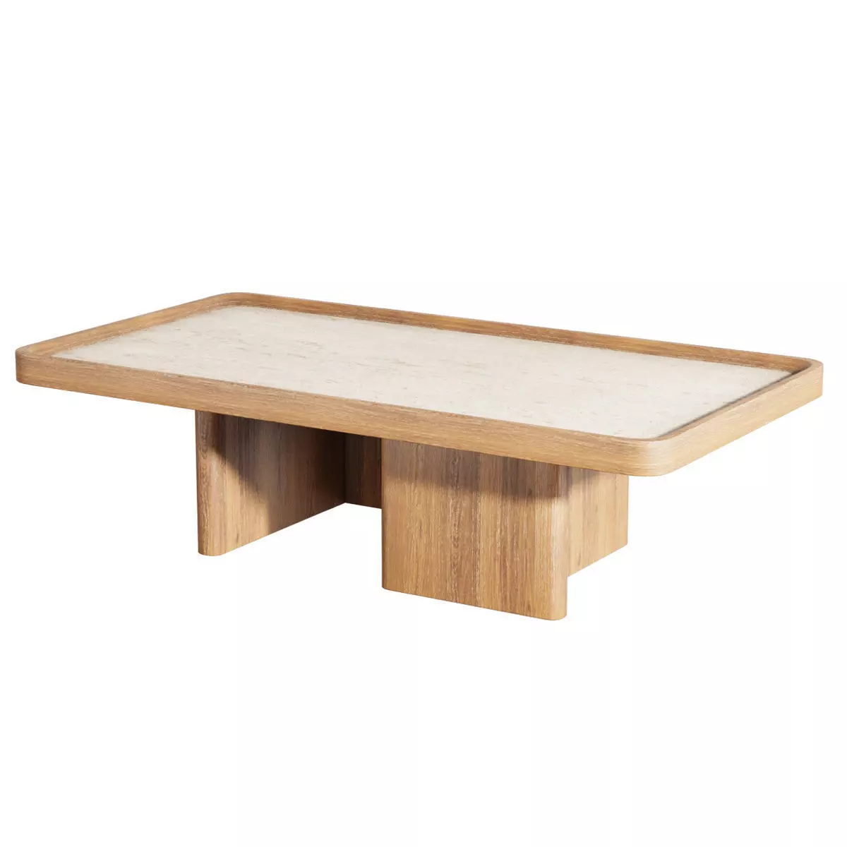 Rectangle Coffee Table 3D model_6