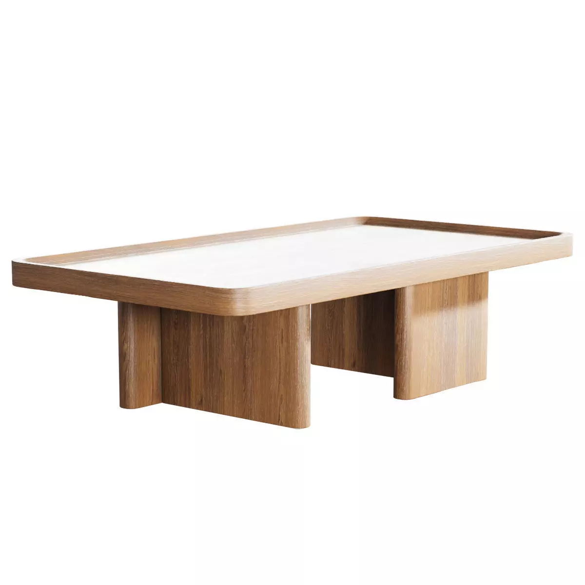 Rectangle Coffee Table 3D model_7