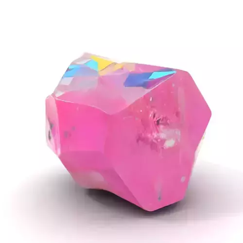 Pink Gemstone Crystal model pack