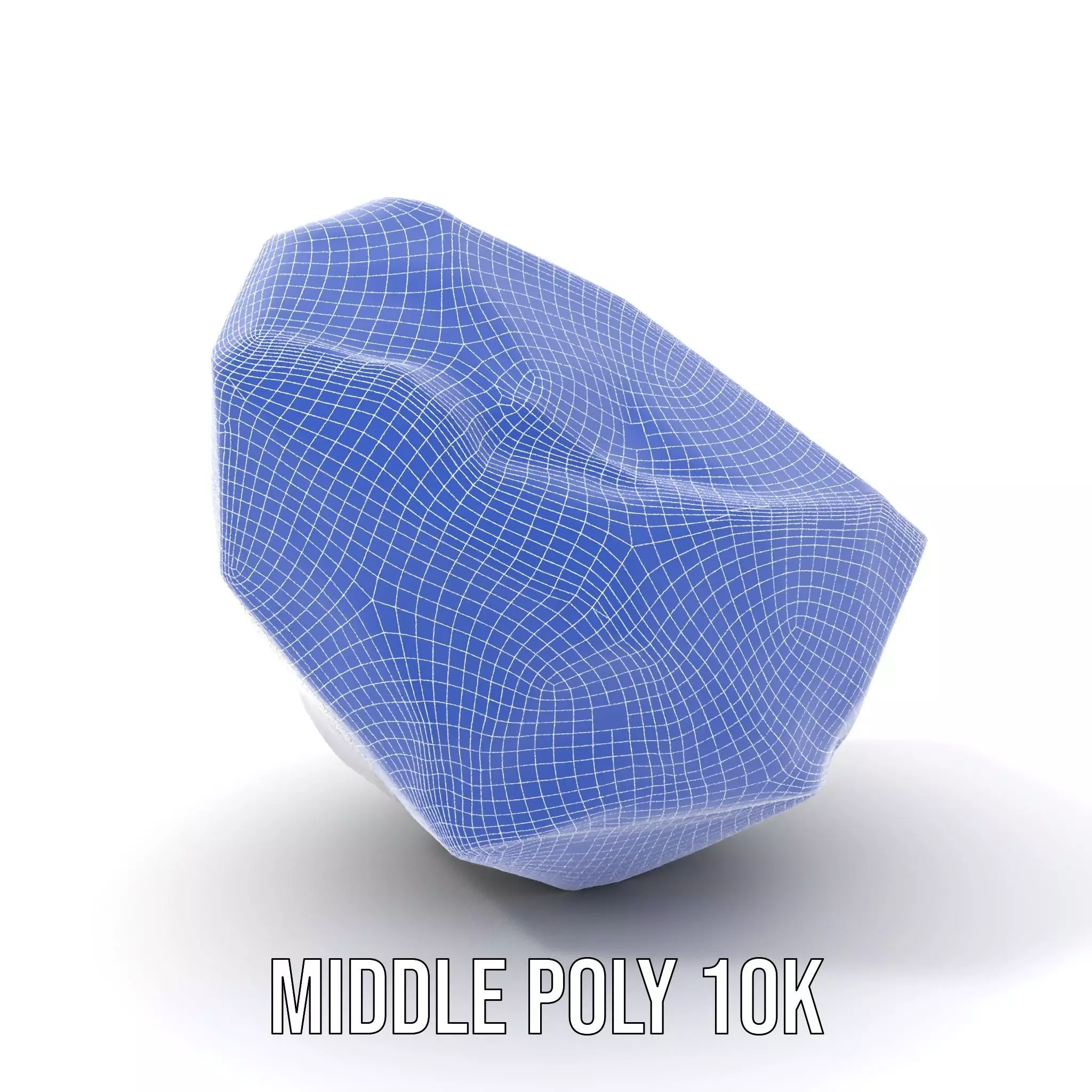 Violet Crystal Gem model pack Low-poly 3D model_25