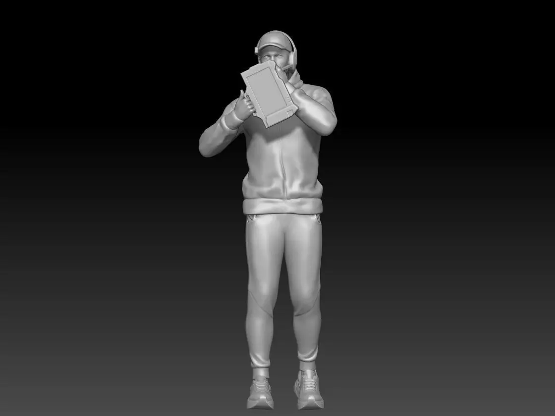 nfl coach man 1 3D print model_0