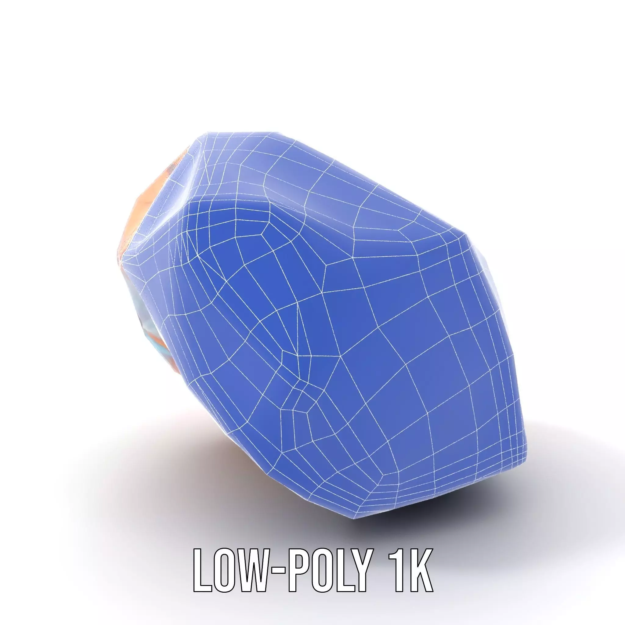 Rainbow Crystal Gem model pack Low-poly 3D model_28