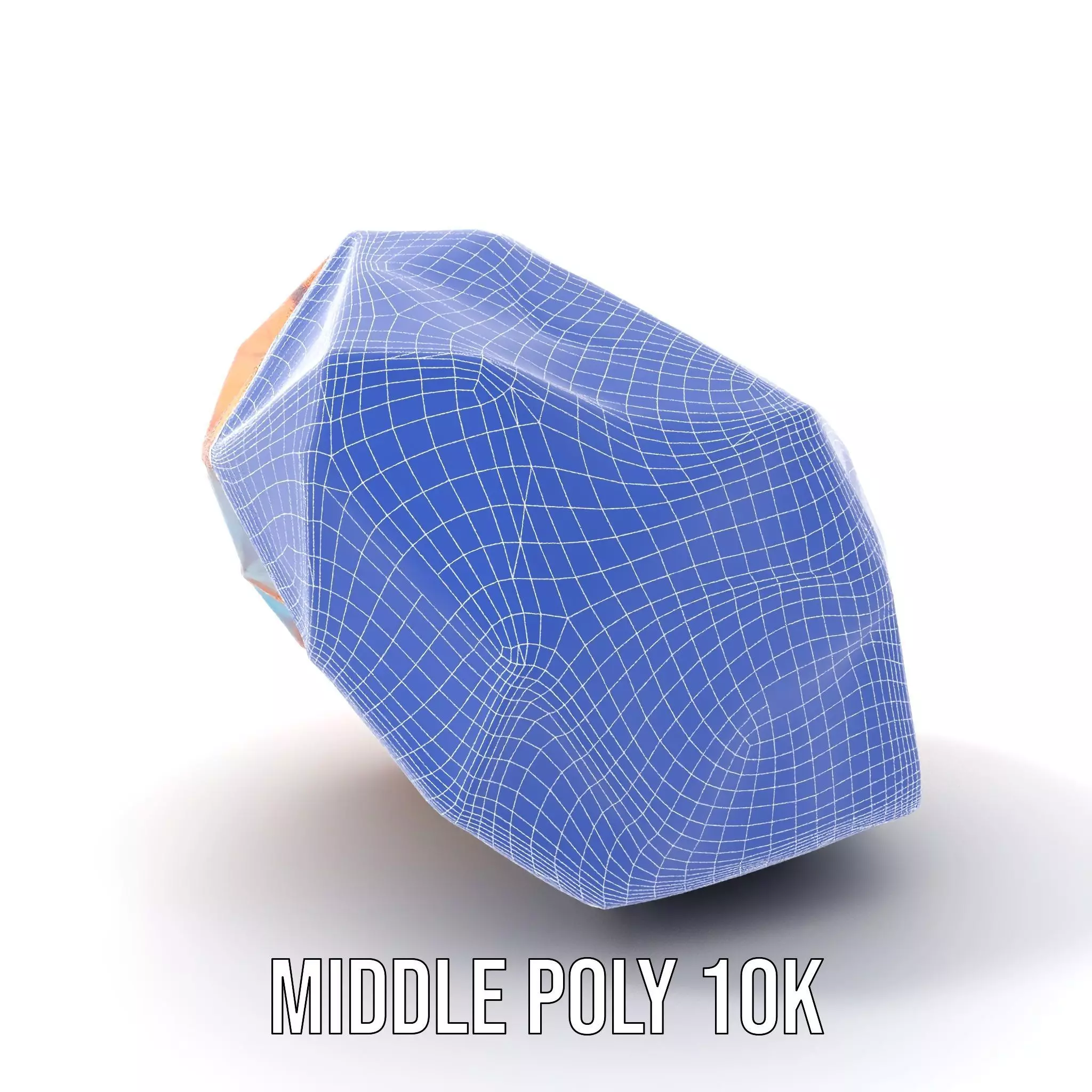 Rainbow Crystal Gem model pack Low-poly 3D model_16