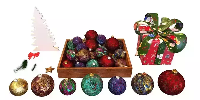 Christmas Decor Ornament 3D model