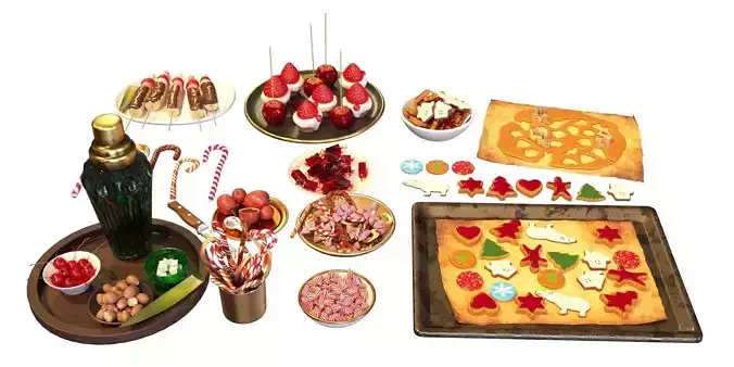 Christmas Sweets 3D model