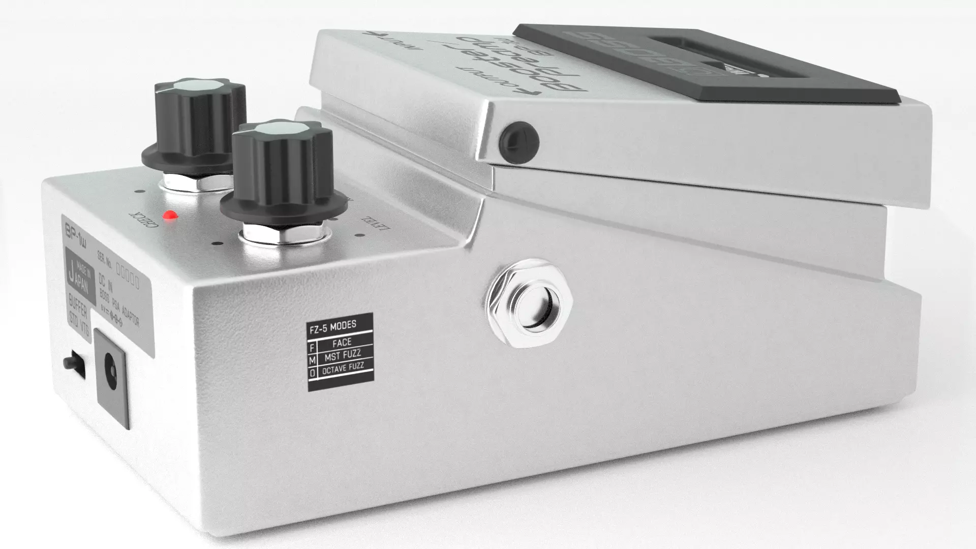 BOSS - effects pedals BP-1W 3D model_1