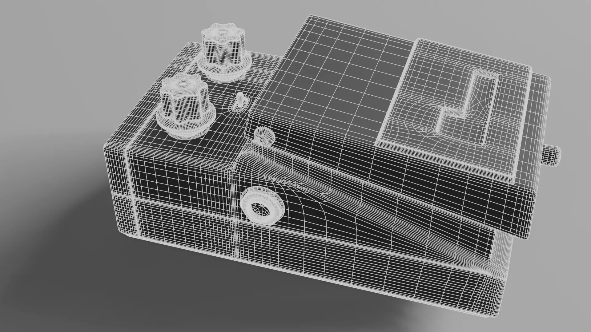 BOSS - effects pedals BP-1W 3D model_5
