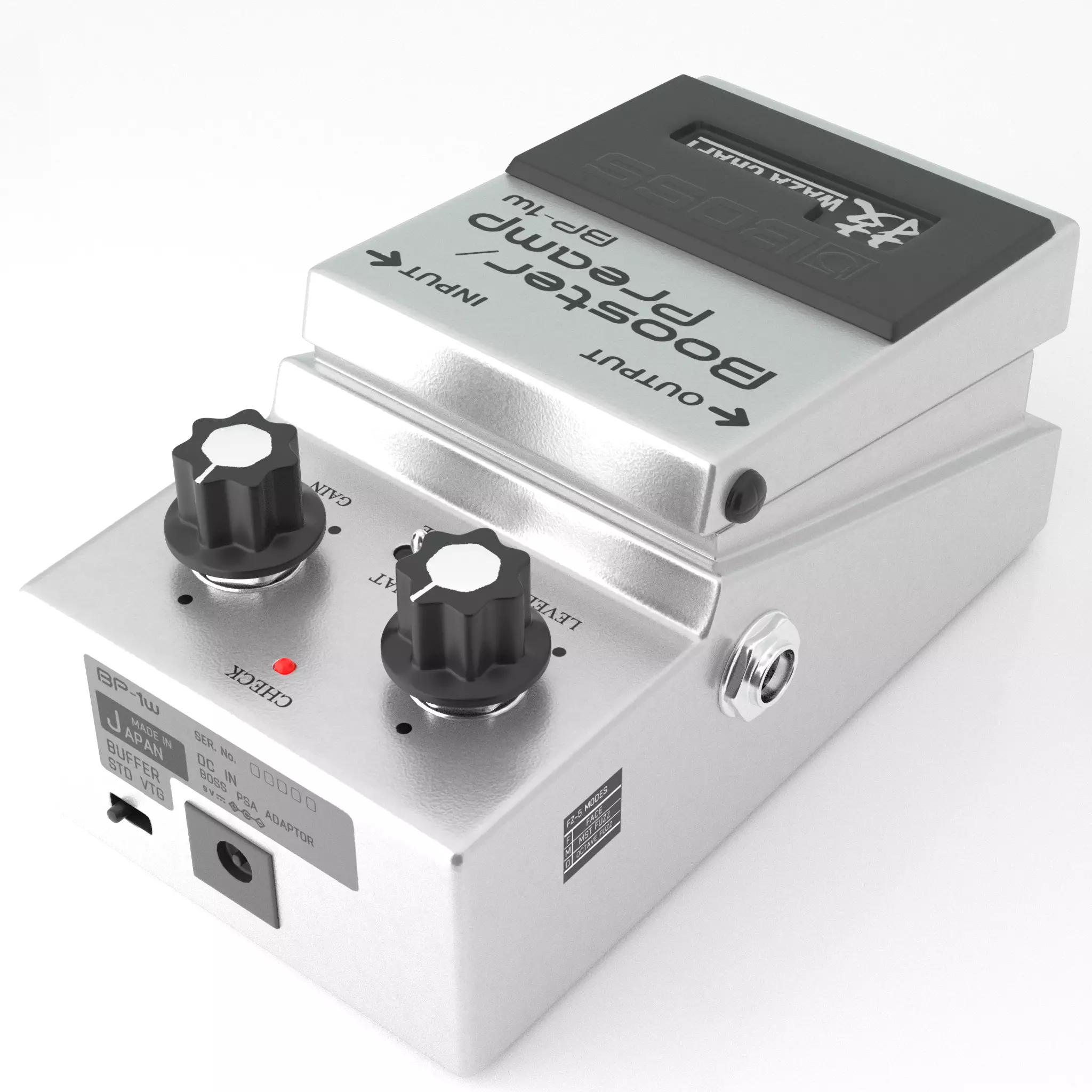 BOSS - effects pedals BP-1W 3D model_0