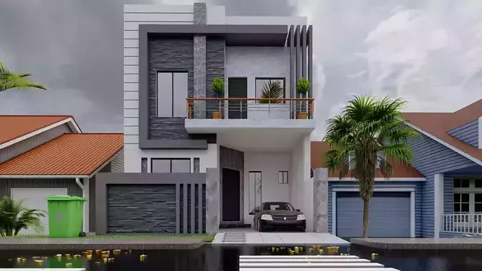 Front elevation House 