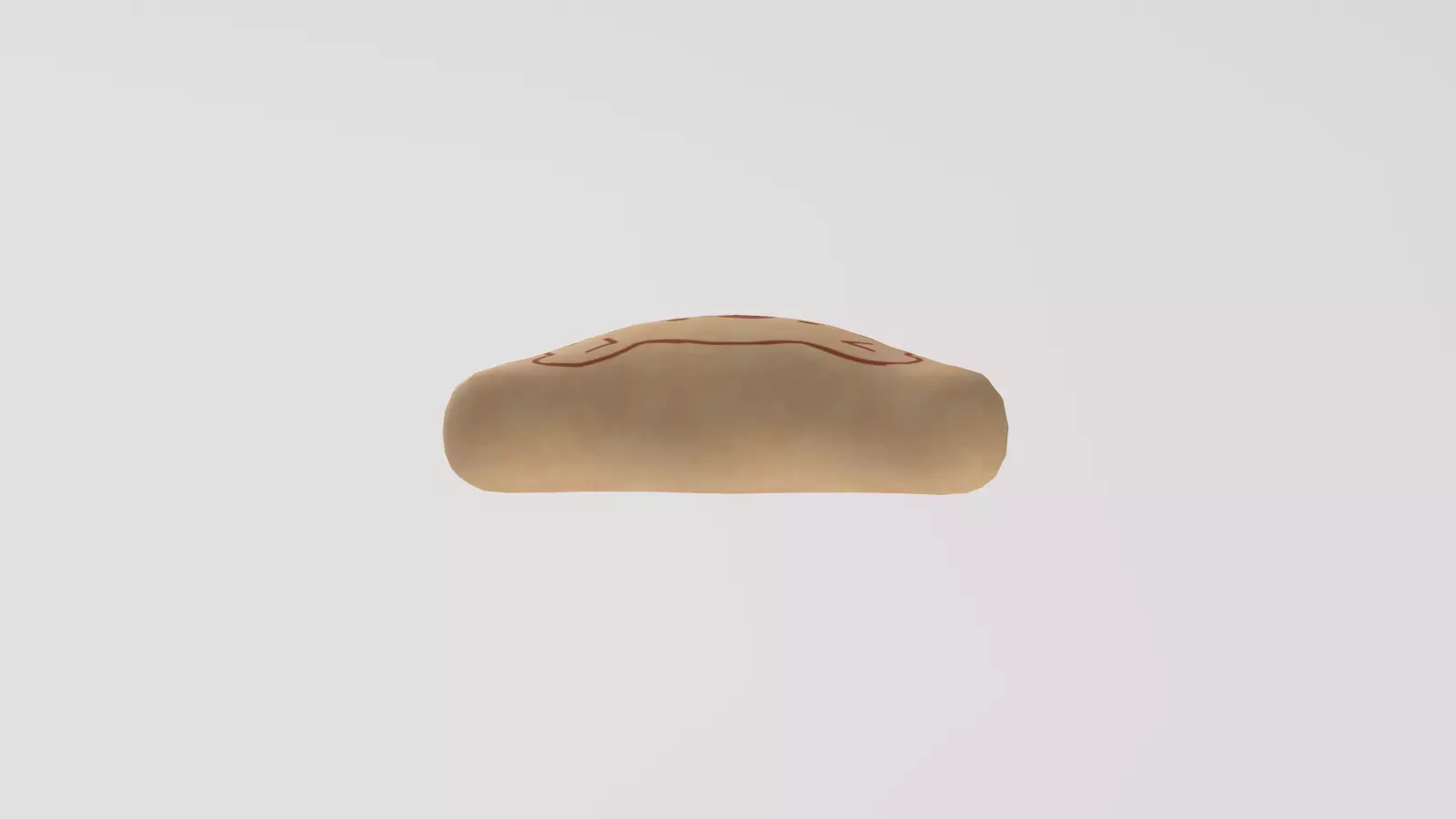 Stylized Low-Poly Koala Biscuits Low-poly 3D model_30