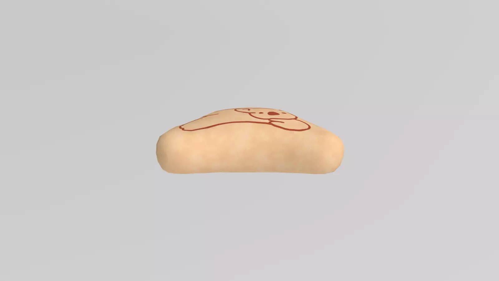 Stylized Low-Poly Koala Biscuits Low-poly 3D model_10