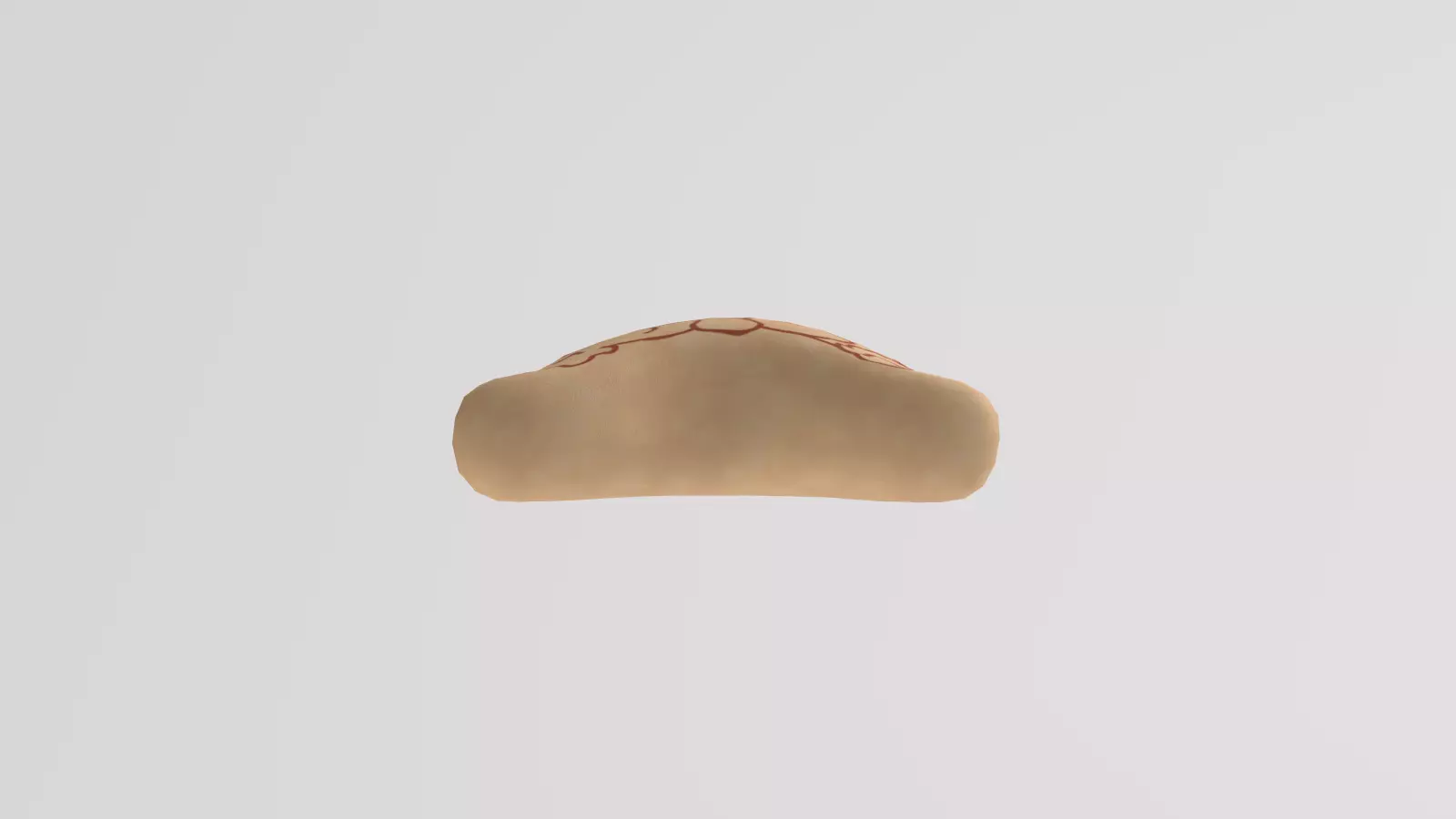 Stylized Low-Poly Koala Biscuits Low-poly 3D model_7