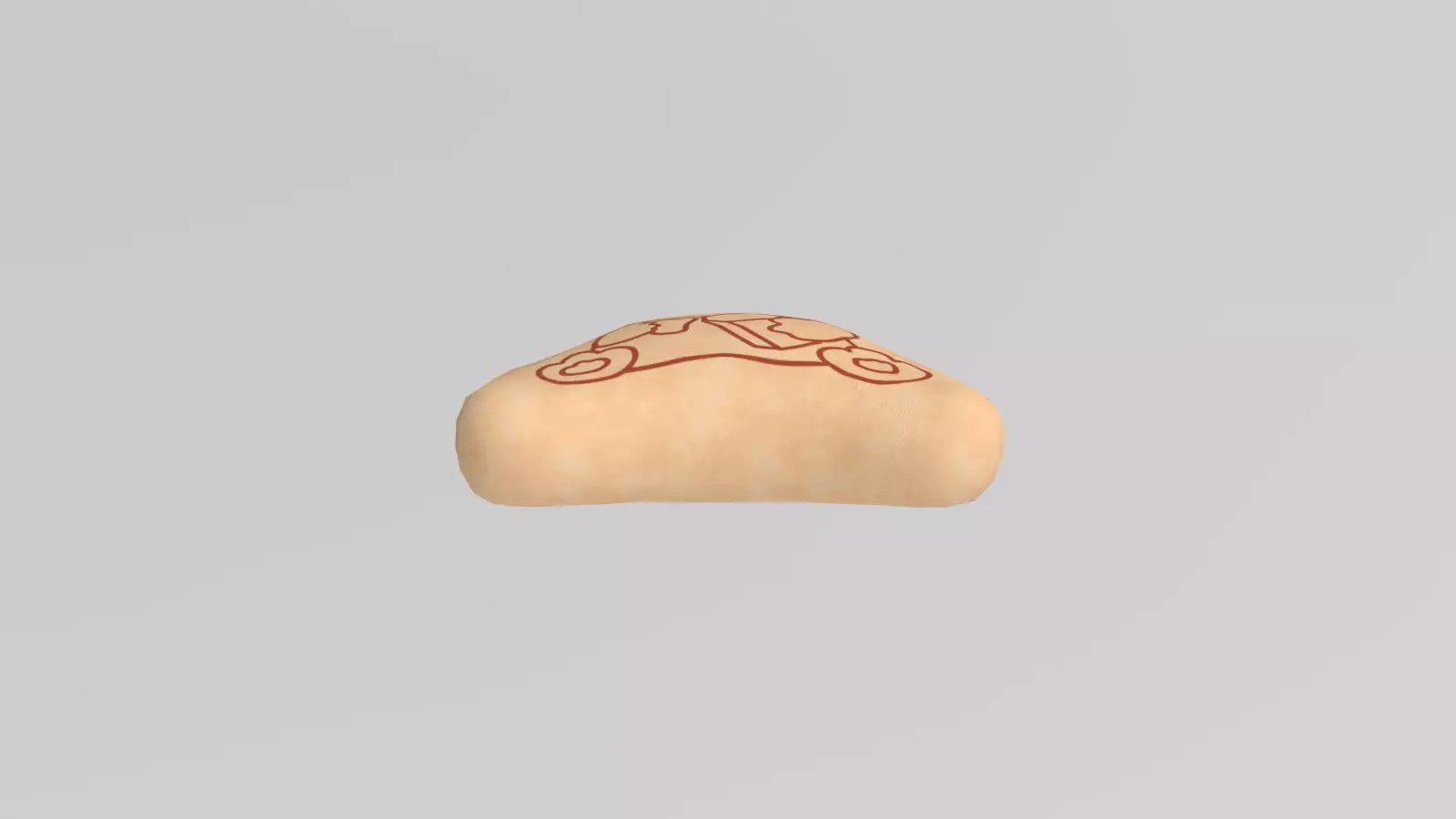 Stylized Low-Poly Koala Biscuits Low-poly 3D model_28