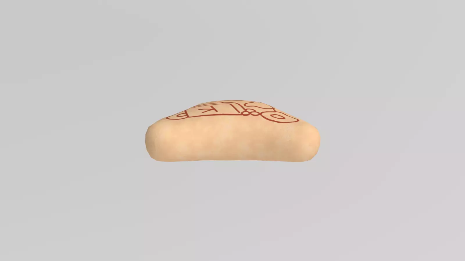 Stylized Low-Poly Koala Biscuits Low-poly 3D model_16